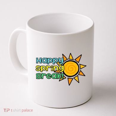 Happy Spring Break Sun Coffee Mug