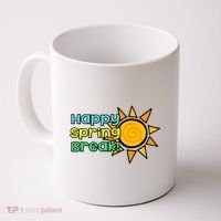 Happy Spring Break Sun Coffee Mug thumb 0