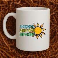 Happy Spring Break Sun Coffee Mug thumb 2
