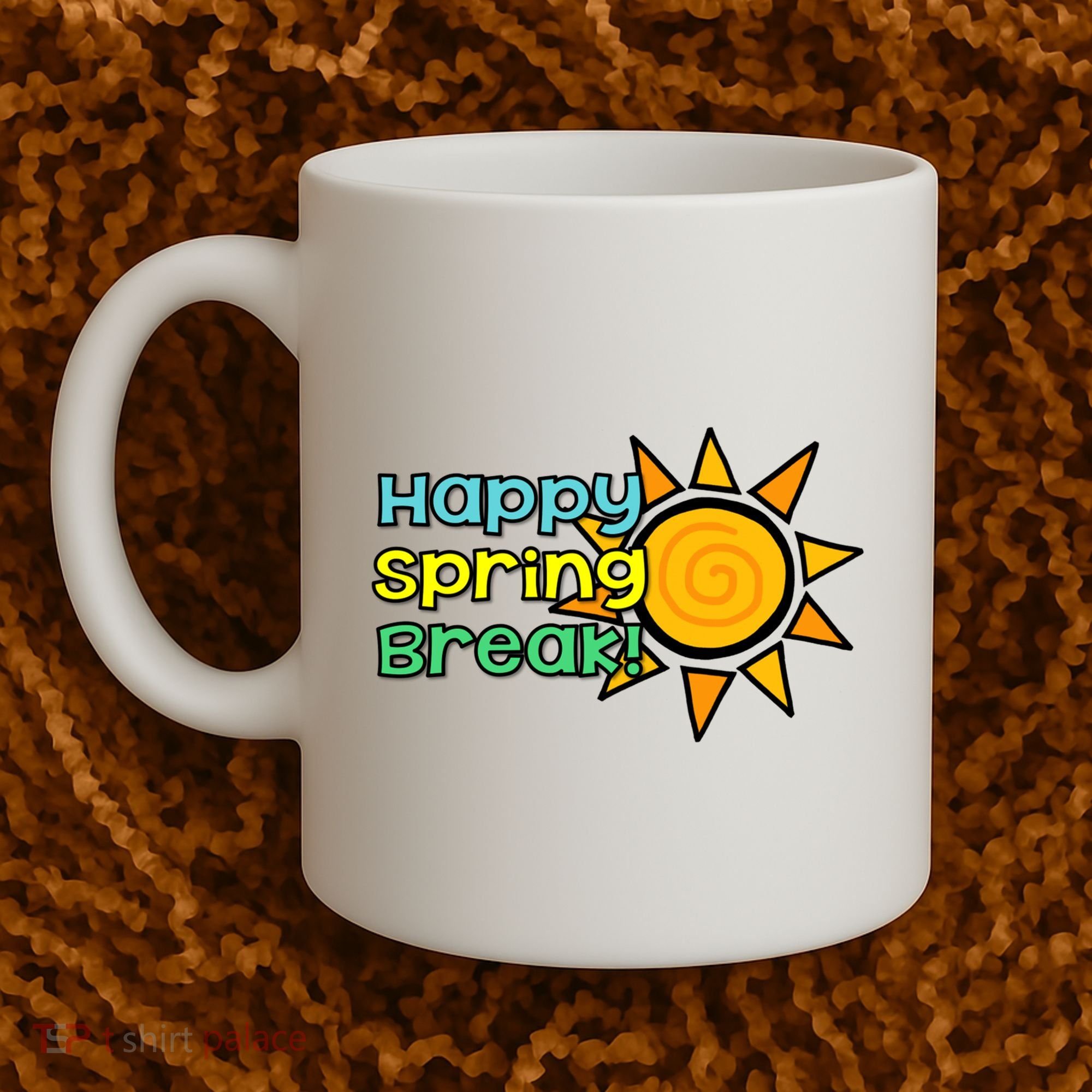 Happy Spring Break Sun Coffee Mug