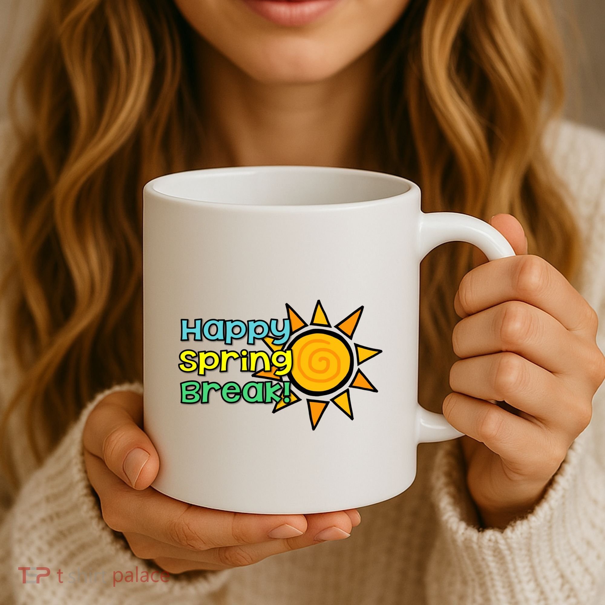 Happy Spring Break Sun Coffee Mug