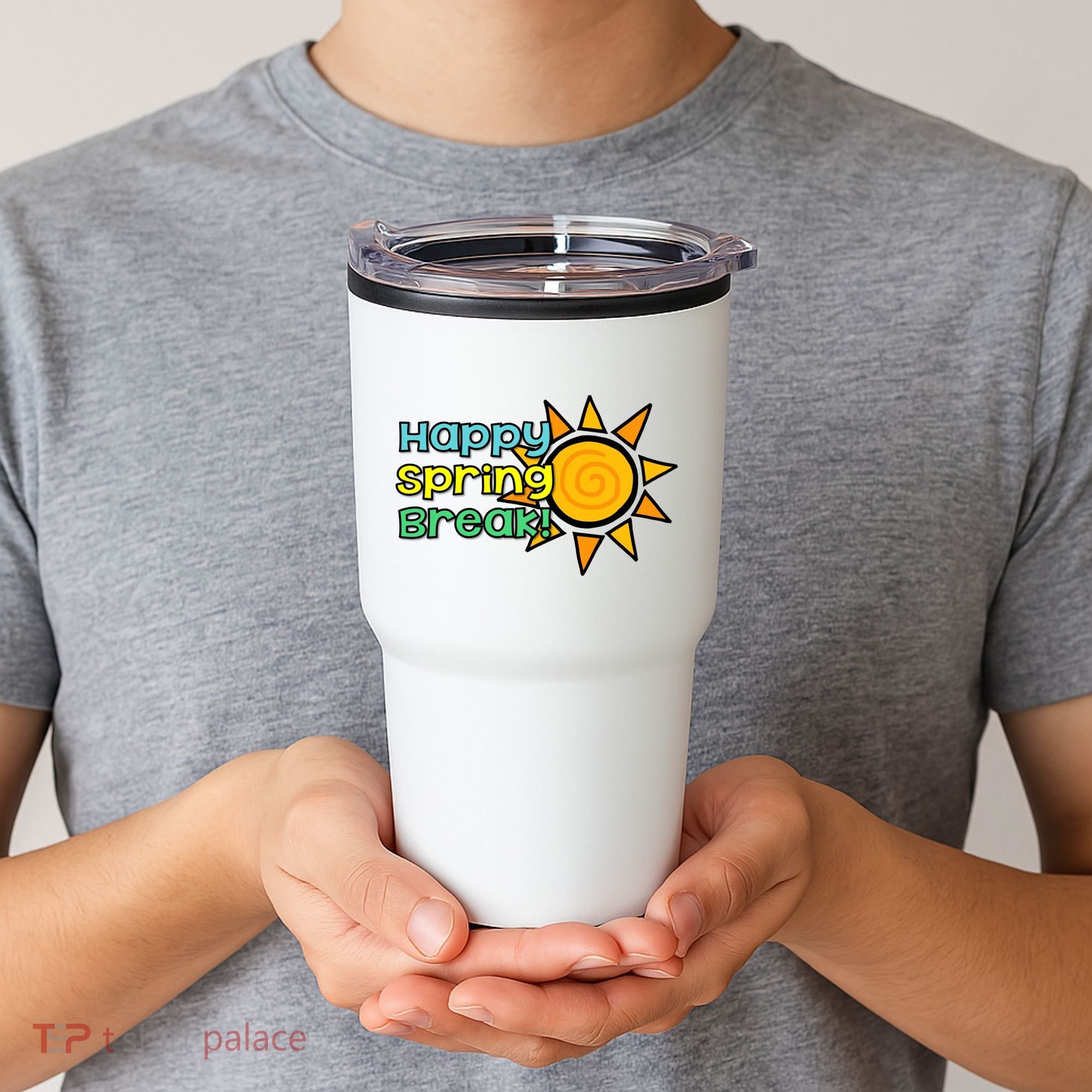 Happy Spring Break Sun Tumbler