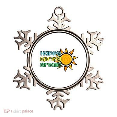 Happy Spring Break Sun Ornament