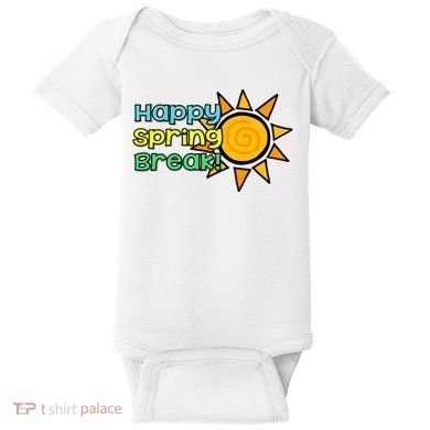 Happy Spring Break Sun Baby Bodysuit
