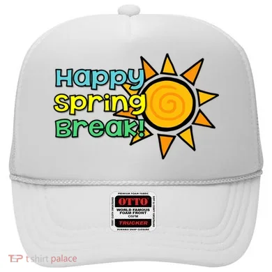 Happy Spring Break Sun Hat