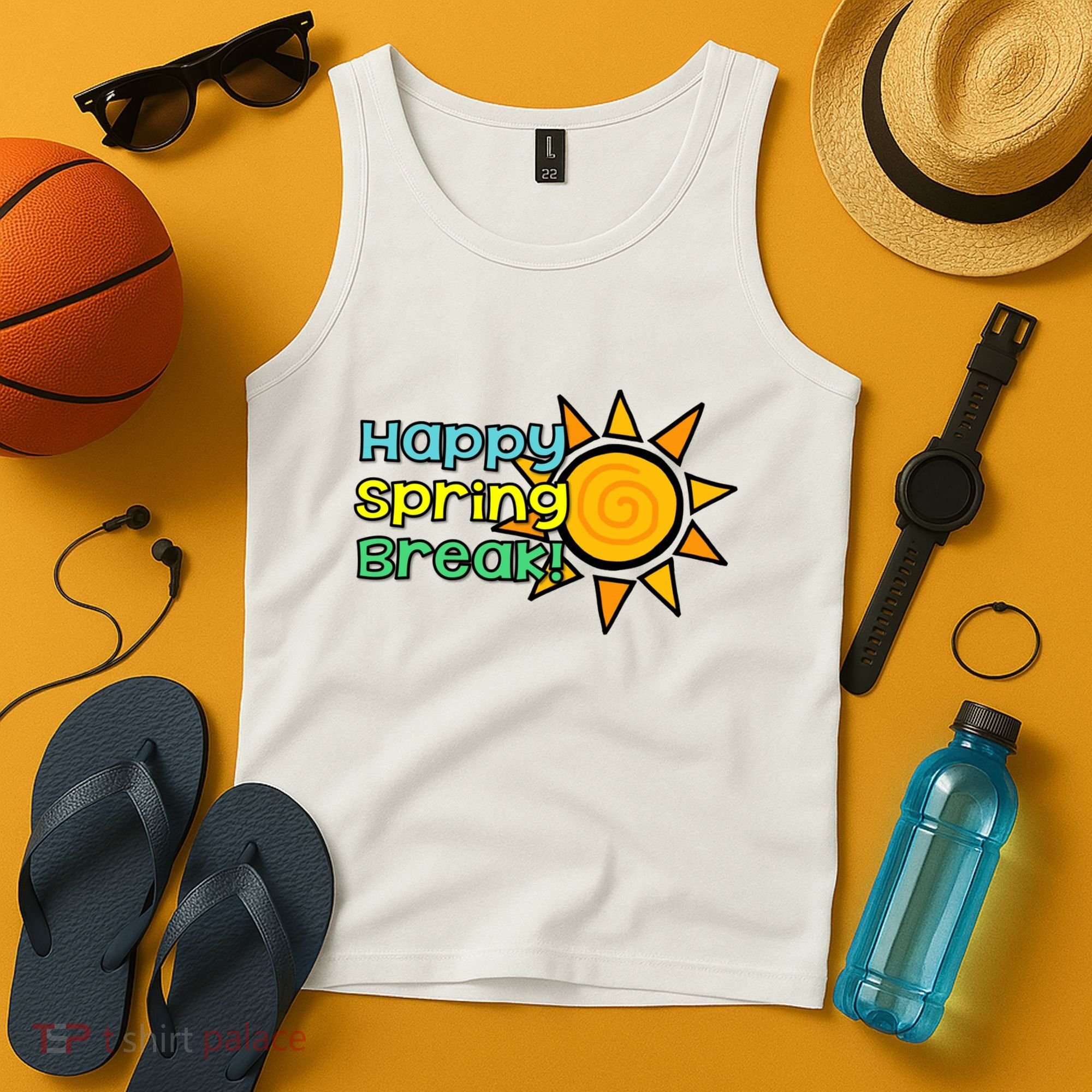 Happy Spring Break Sun Tank Top