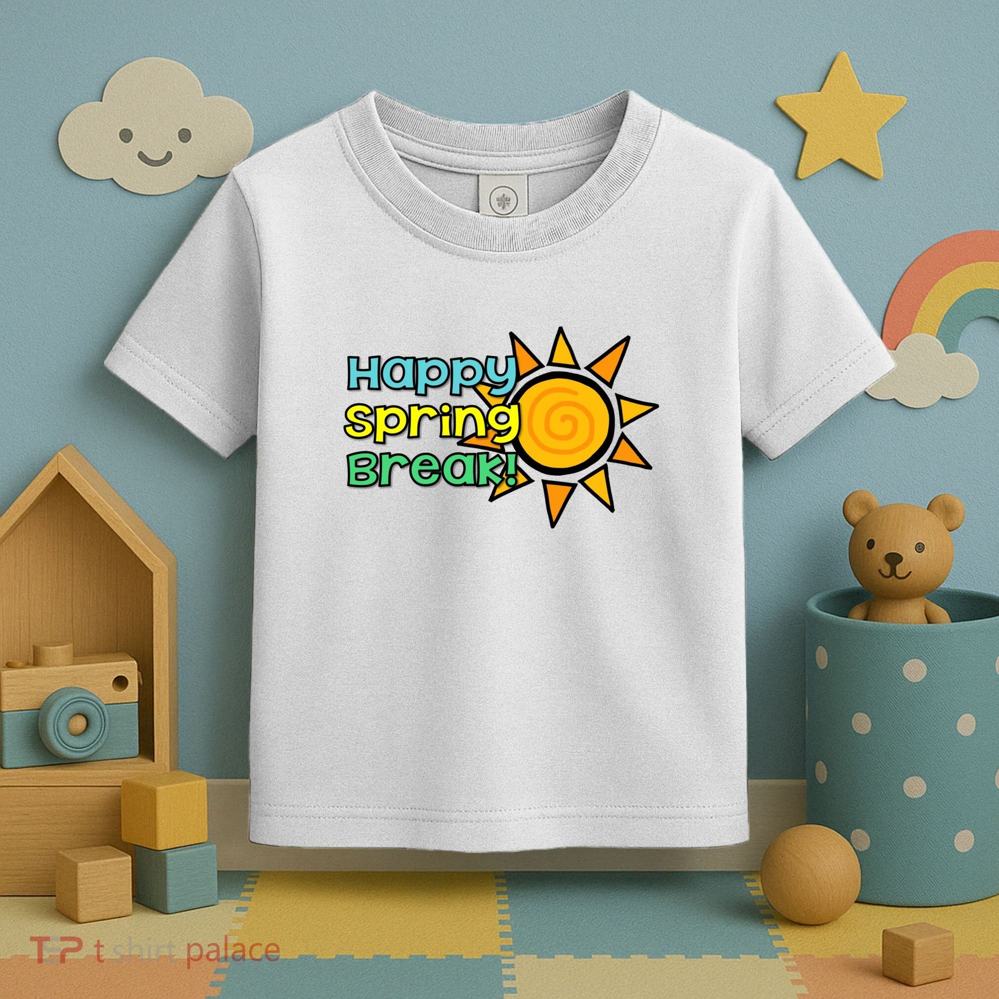 Happy Spring Break Sun Toddler T-Shirt