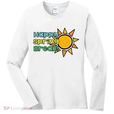Happy Spring Break Sun Women's Long Sleeve Shirt