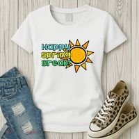 Happy Spring Break Sun Women's T-Shirt thumb 3