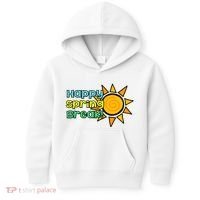 Happy Spring Break Sun Kids Hoodie thumb 0