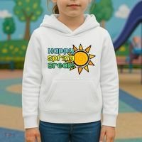 Happy Spring Break Sun Kids Hoodie thumb 3