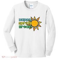 Happy Spring Break Sun Kids Long Sleeve Shirt thumb 0