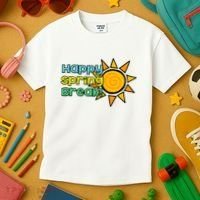 Happy Spring Break Sun Kids T-Shirt thumb 3
