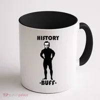 History Buff Abraham Lincoln Coffee Mug thumb 1
