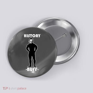 History Buff Abraham Lincoln Button