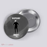 History Buff Abraham Lincoln Button thumb 0