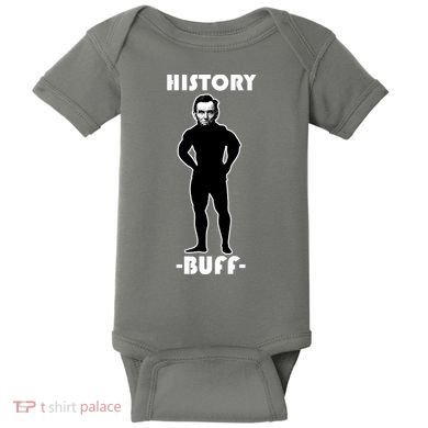 History Buff Abraham Lincoln Baby Bodysuit