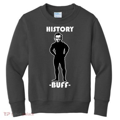 History Buff Abraham Lincoln Kids Sweatshirt