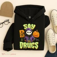 Halloween Say Boo To Drugs Hoodie thumb 4