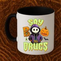 Halloween Say Boo To Drugs Coffee Mug thumb 2