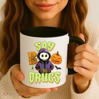 Halloween Say Boo To Drugs Coffee Mug thumb 3