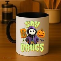 Halloween Say Boo To Drugs Coffee Mug thumb 4