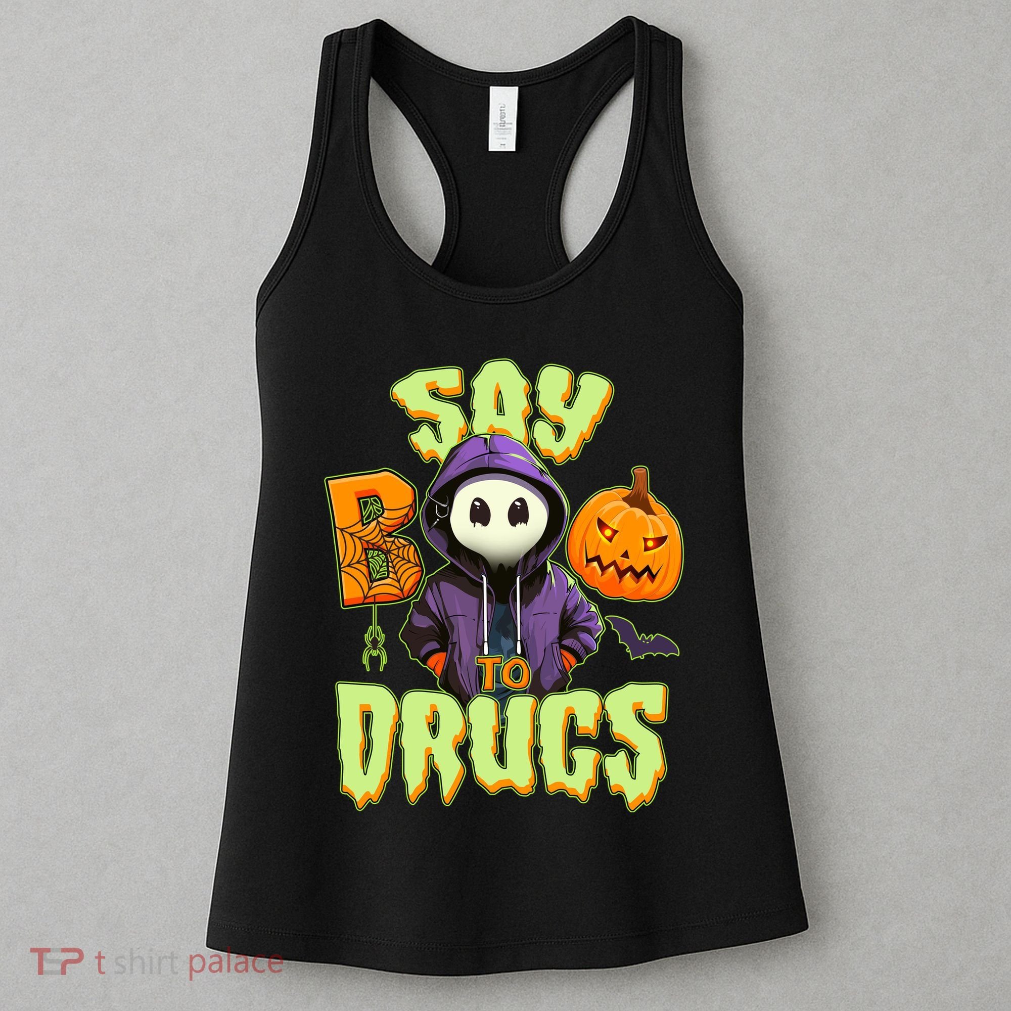 Halloween Say Boo To Drugs Women's Tank Top