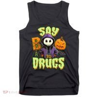 Halloween Say Boo To Drugs Tank Top thumb 0