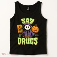 Halloween Say Boo To Drugs Tank Top thumb 2
