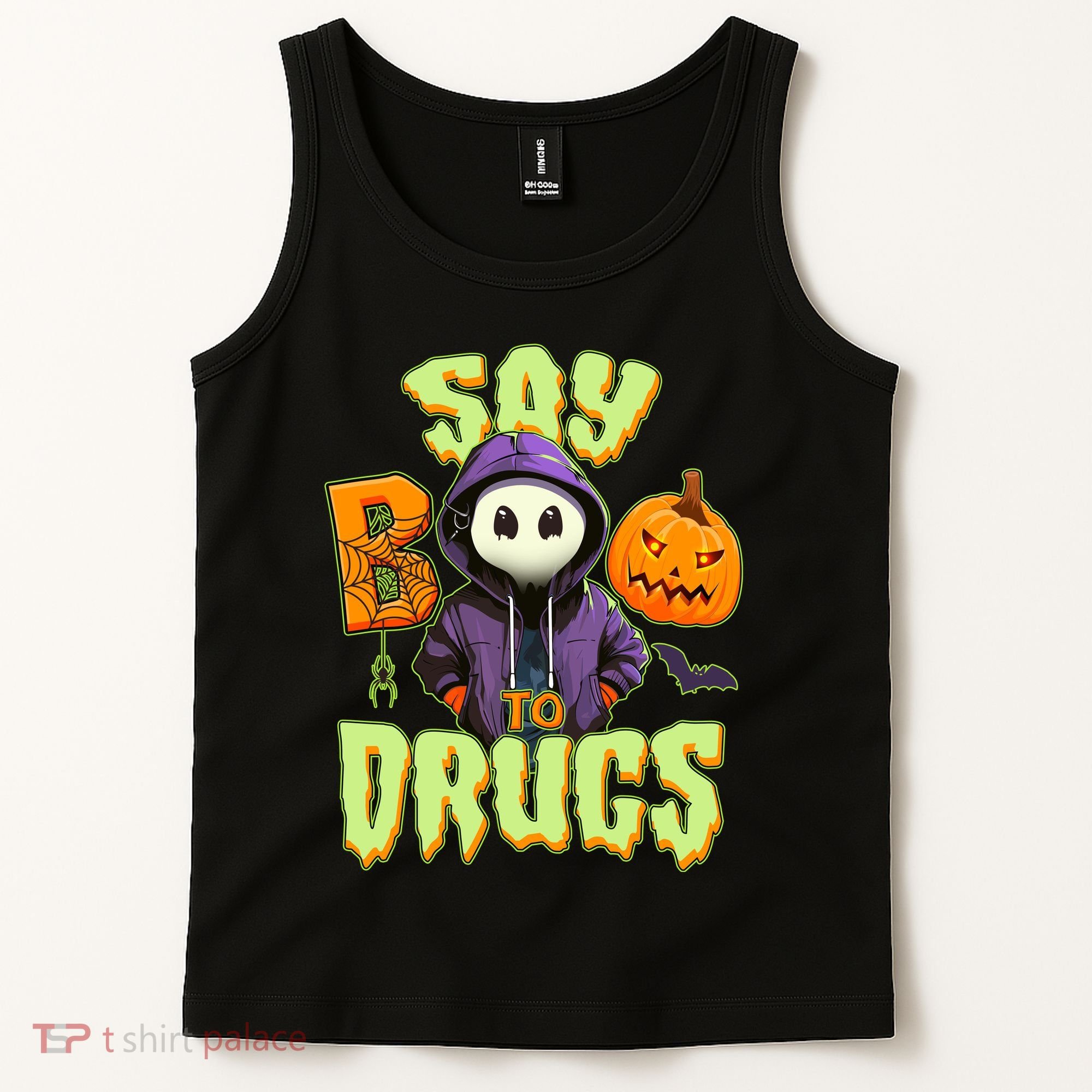 Halloween Say Boo To Drugs Tank Top