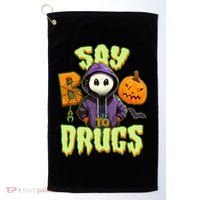 Halloween Say Boo To Drugs Golf Towel thumb 0