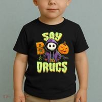 Halloween Say Boo To Drugs Toddler T-Shirt thumb 2