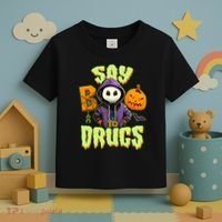 Halloween Say Boo To Drugs Toddler T-Shirt thumb 3