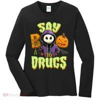 Halloween Say Boo To Drugs Women's Long Sleeve Shirt thumb 0