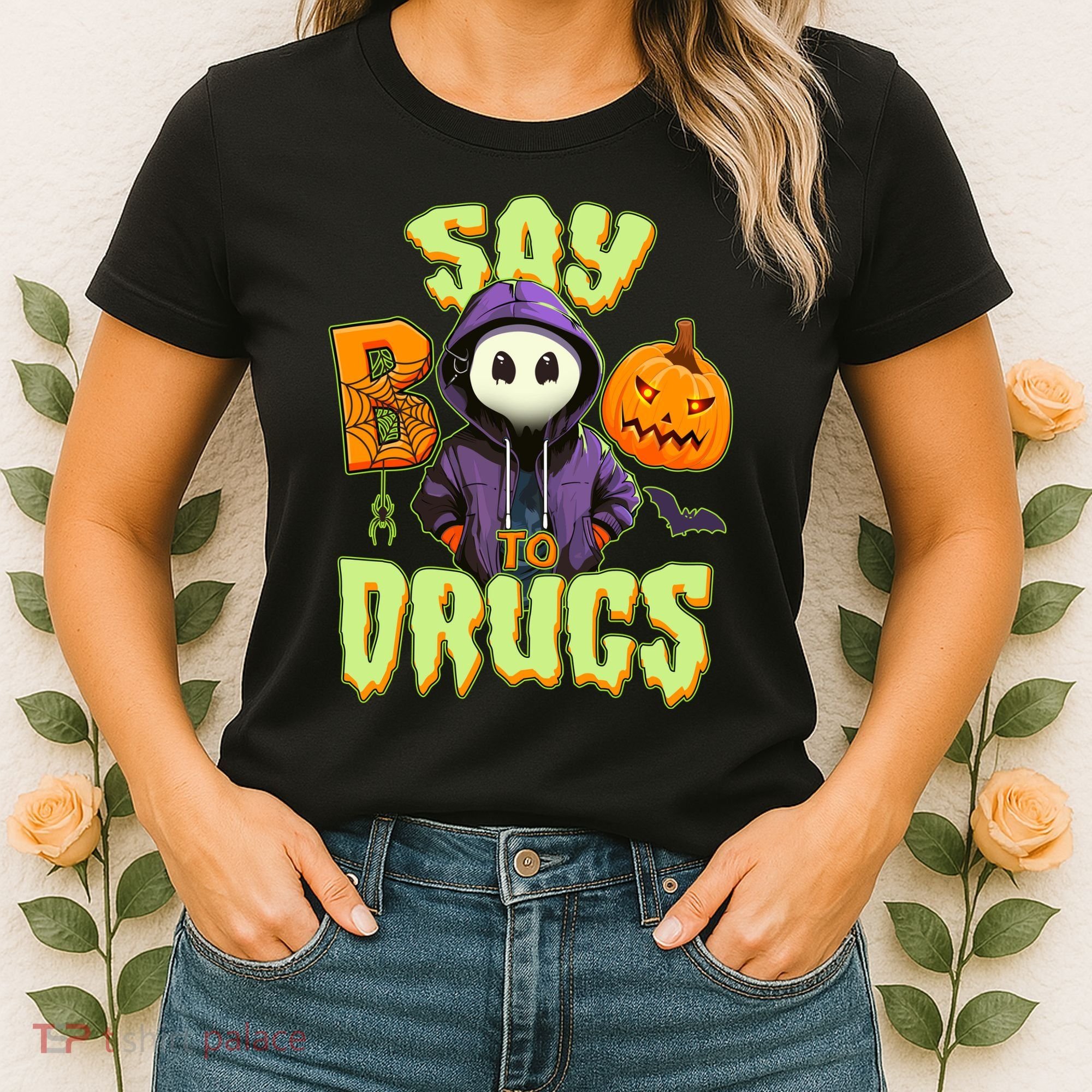 Halloween Say Boo To Drugs Women's T-Shirt