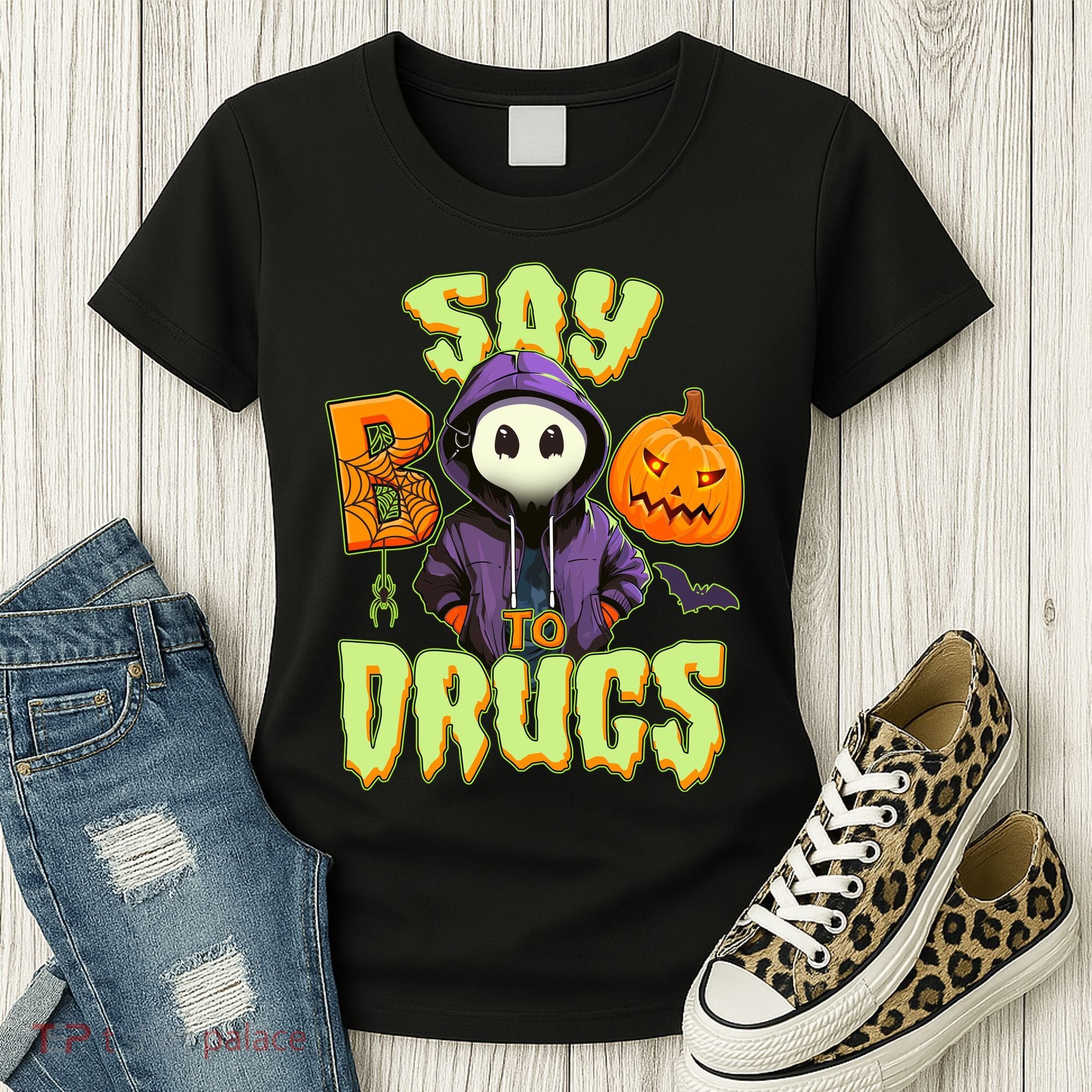 Halloween Say Boo To Drugs Women's T-Shirt