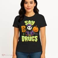 Halloween Say Boo To Drugs Women's T-Shirt thumb 4