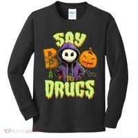 Halloween Say Boo To Drugs Kids Long Sleeve Shirt thumb 0