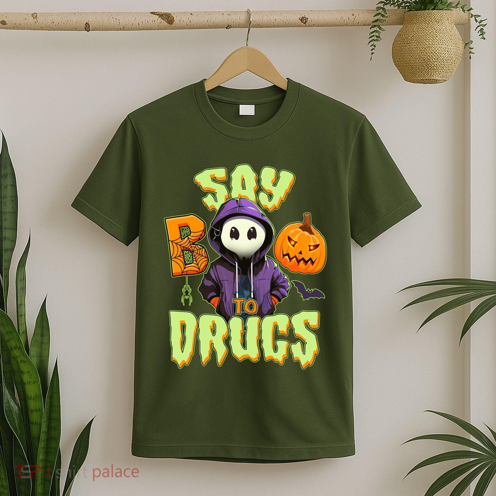 Halloween Say Boo To Drugs T-Shirt
