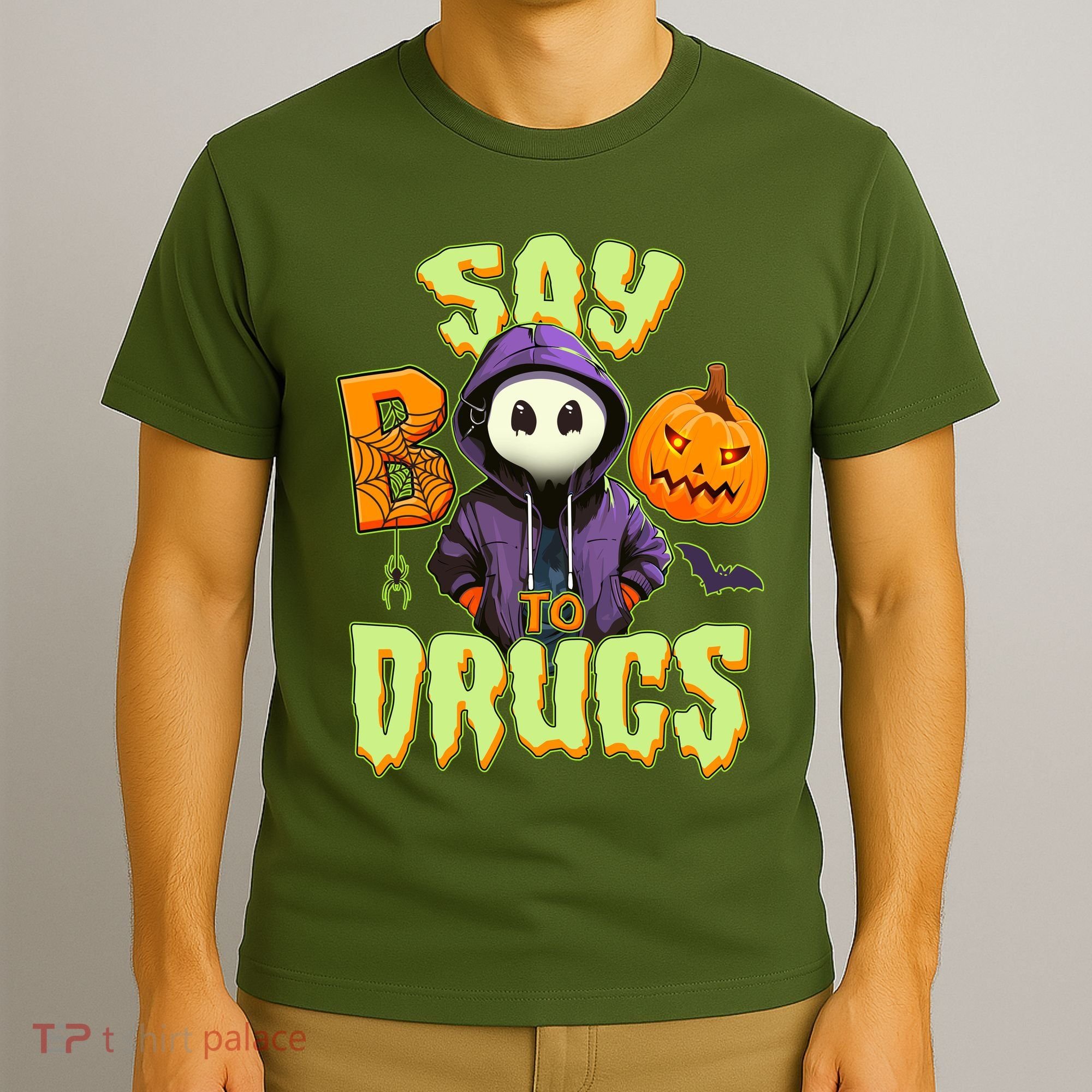 Halloween Say Boo To Drugs T-Shirt