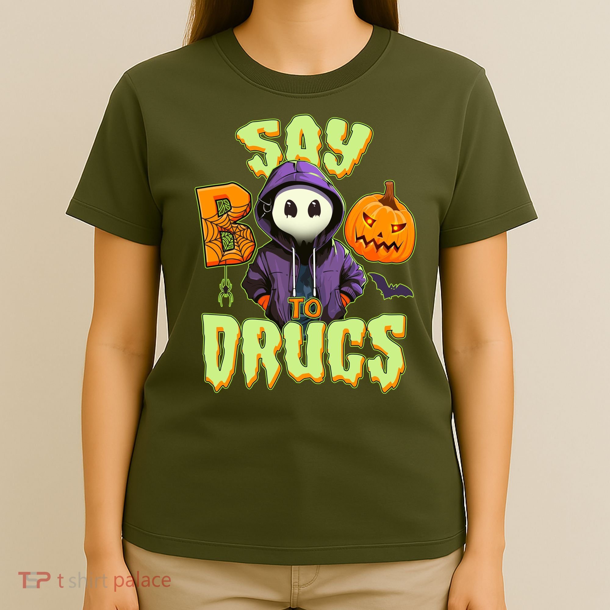 Halloween Say Boo To Drugs T-Shirt