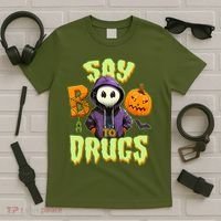 Halloween Say Boo To Drugs T-Shirt thumb 5