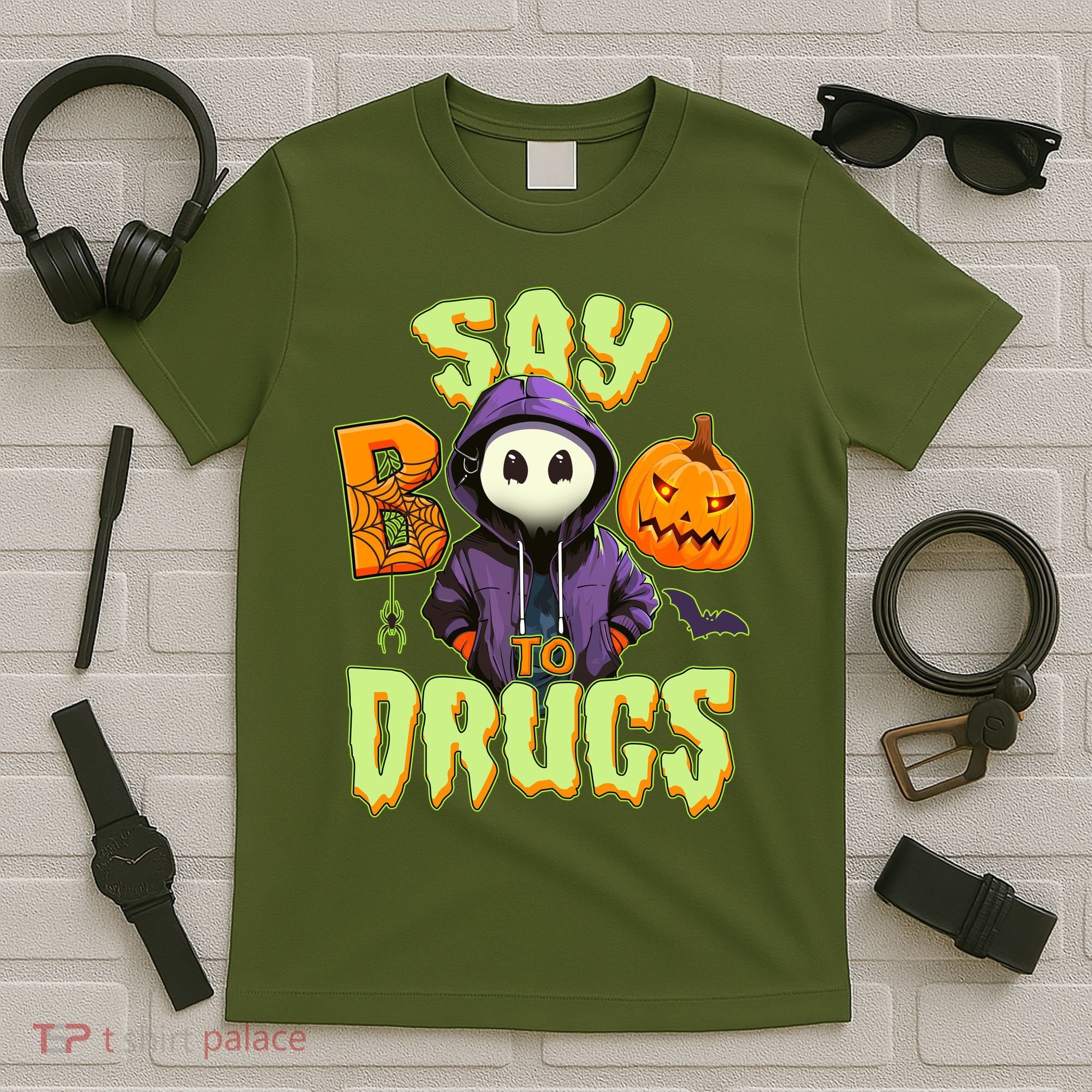 Halloween Say Boo To Drugs T-Shirt