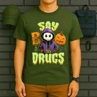 Halloween Say Boo To Drugs T-Shirt thumb 6