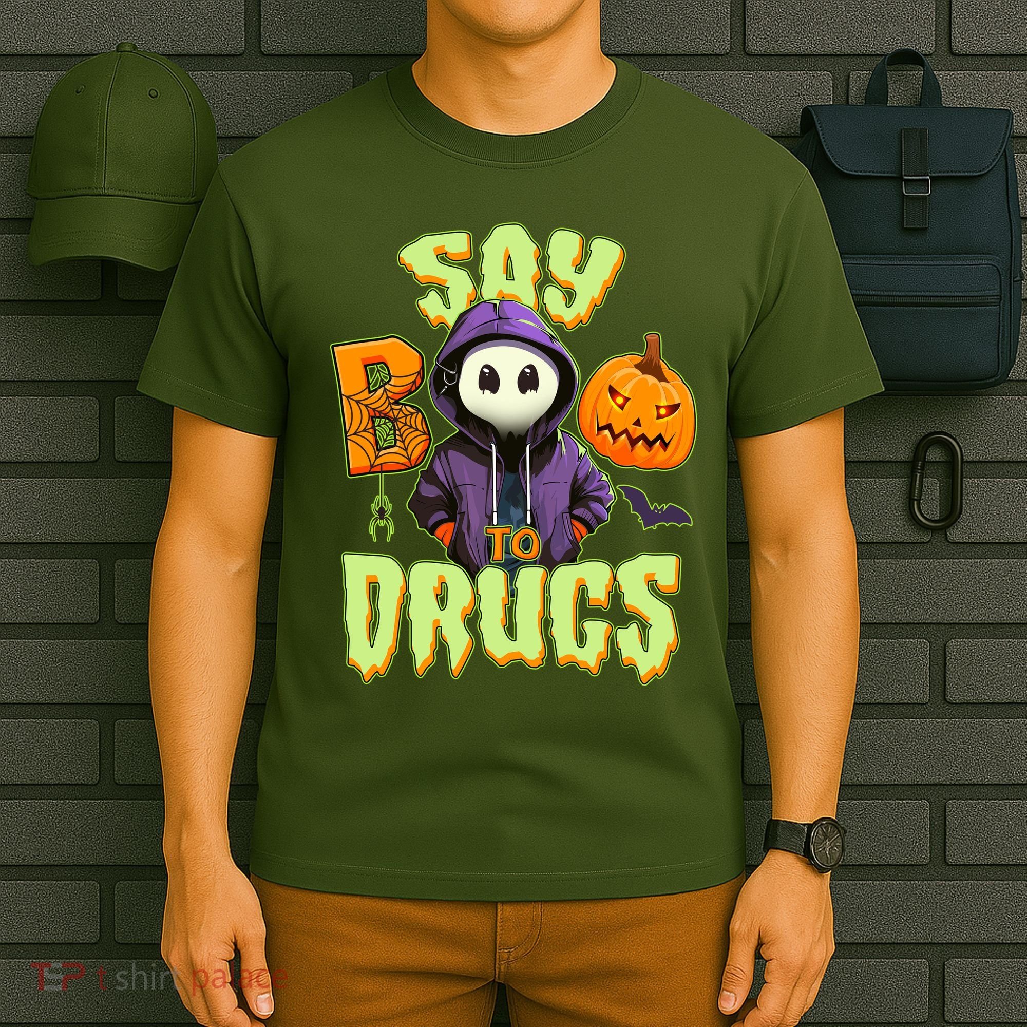 Halloween Say Boo To Drugs T-Shirt