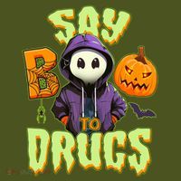 Halloween Say Boo To Drugs Backpack thumb 2