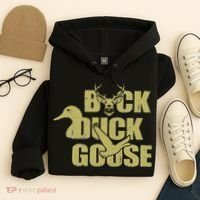 Hunting Season Buck Duck Goose Big Game Duck Hoodie thumb 4