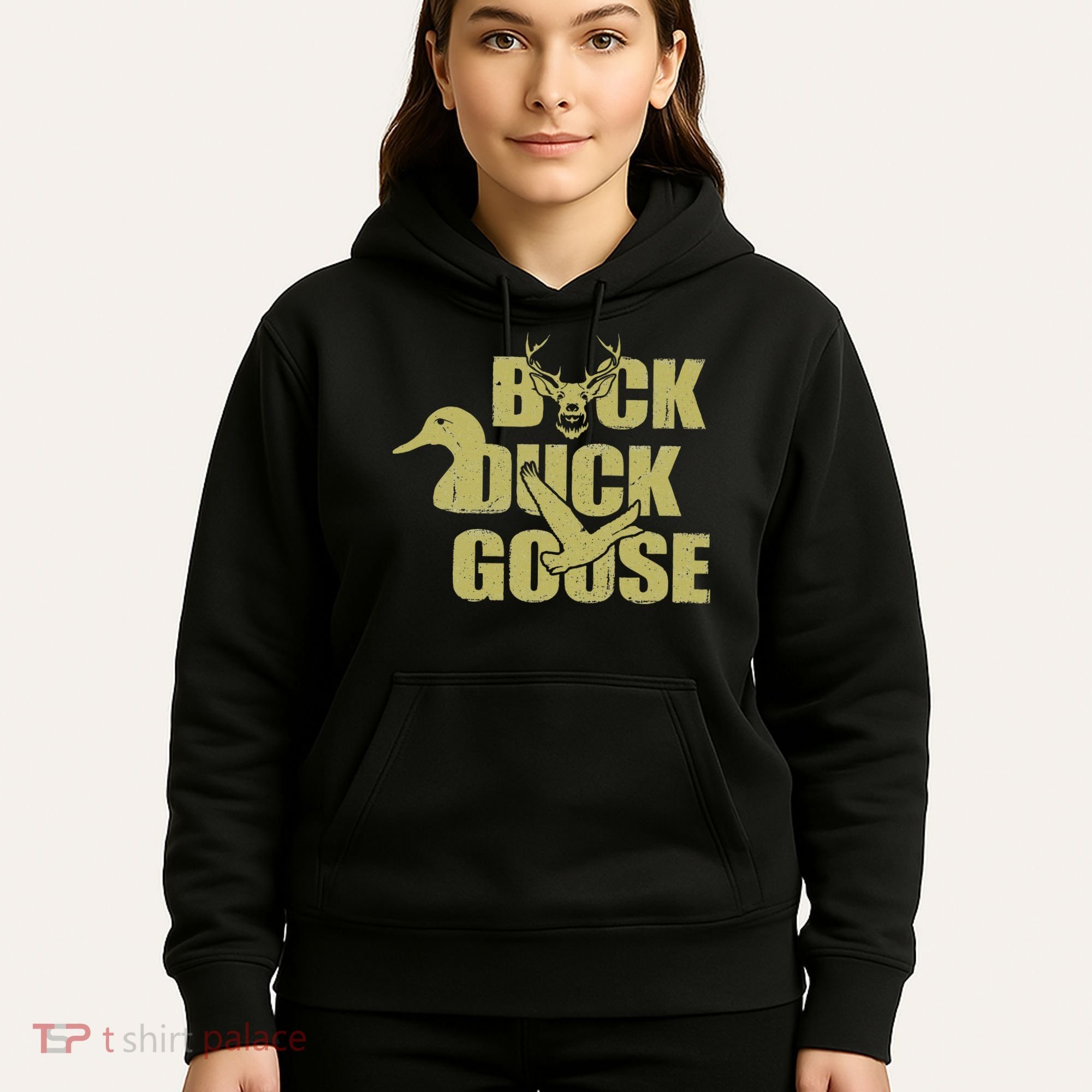 Hunting Season Buck Duck Goose Big Game Duck Hoodie