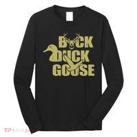Hunting Season Buck Duck Goose Big Game Duck Long Sleeve Shirt thumb 0