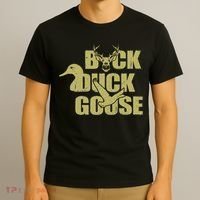 Hunting Season Buck Duck Goose Big Game Duck T-Shirt thumb 3